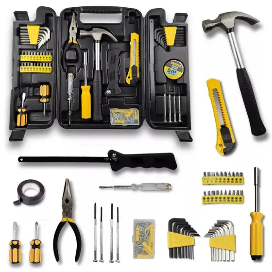 Kit de Ferramentas 200 Peças com Maleta – Completo e Prático MALETA DE FERRAMENTA COM 200 PECAS