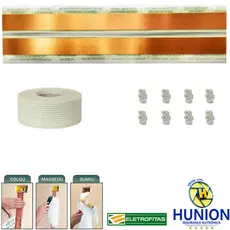 Kit Fita Elétrica Eletrofita 2 Pistas 4 Metros 750v/10amp