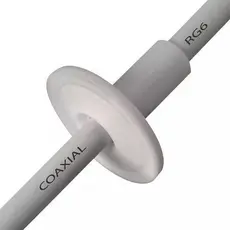 50pcs Bucha Passagem Cabo Coaxial Para Acabamento Pacote