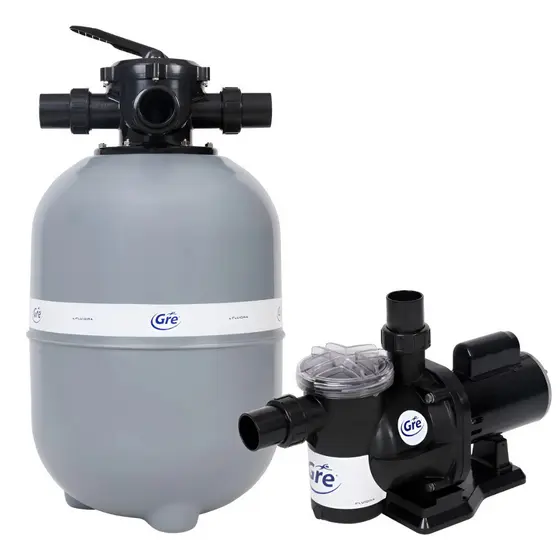Kit Bomba de Piscina 1/2 Com Filtro GRE400 Até 42.000 Litros