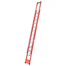 Escada Aluminio e Fibra de Vidro Extensível 7,2 Metros Profissional 23 Degraus com Catraca