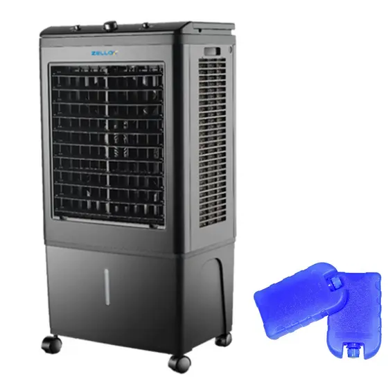 Climatizador de Ar Portátil Zellox 45 Litros Com Rodas ZLX-45 4 Funções 150W Zellox