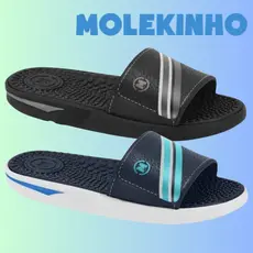Chinelo Infantil Molekinho Slide Nuvem Ortopédico Ajustável | Lançamento! | Original Molekinho!