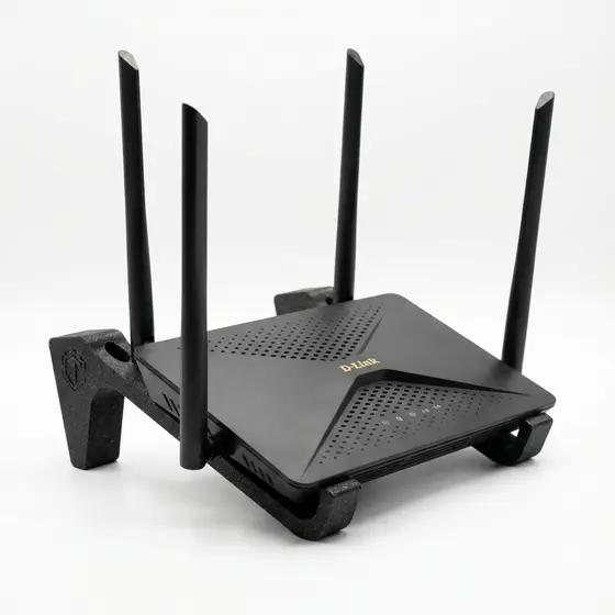 Suporte Parede Modem Roteador Universal | D-Link TP-Link Intelbras | Organizador Setup Wi-Fi Mesa Livre