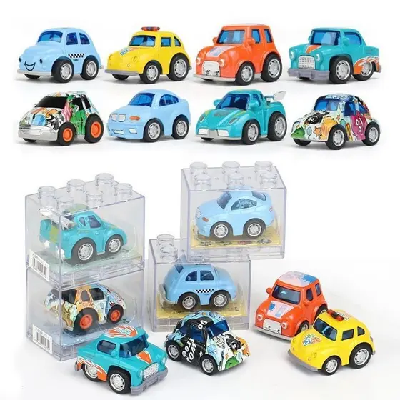 Carrinho De Ferro pequeno Fricção - Colecionável com Encaixes