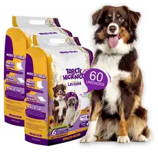 Tapetes Higiênicos Espaço De Bicho Lavanda 80x60 60 unidades