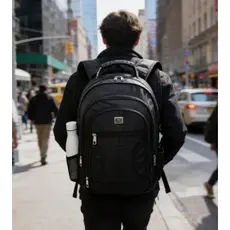 Mochila Escolar Reforçada Notebook Impermeável Cabo De Aço