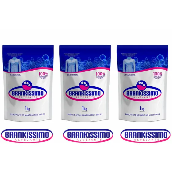 Percarbonato de Sódio 100% Puro Limpeza Em Geral Tira Manchas Roupas Brancas e Coloridas 500g / 1kg / 2kg / 3kg