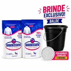 2 kg Percarbonato de Sódio 100% Puro Limpeza Em Geral Tira Manchas Roupas Brancas e Coloridas *Balde de Brinde*