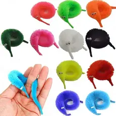 6 PCS/12 PCS/Adereços Mágicos Lagarta de Pelúcia/Brinquedos Mágicos Divertidos