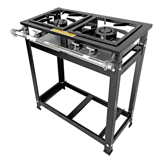 Fogão 2 Bocas Industrial A Gás Baixa Pressão P5 Oferta Promoção