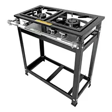 Fogão 2 Bocas Industrial A Gás Baixa Pressão P5 Oferta Promoção