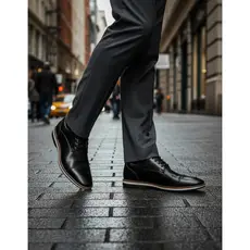 Sapato Oxford Masculino Liso Moderno Denver Sapato Social Casamento Trabalho Igreja Festa Escritório