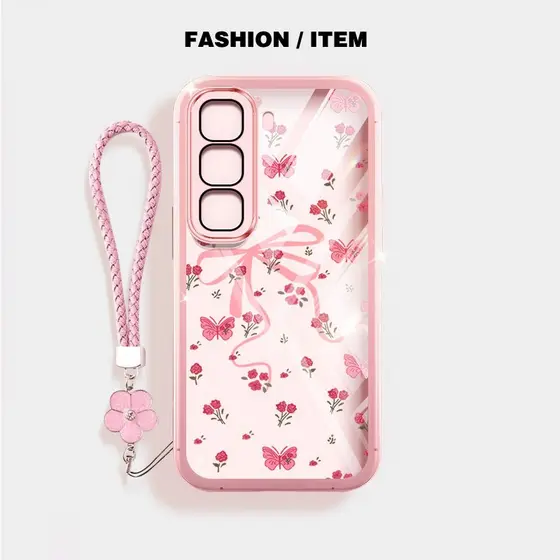 Capa De Telefone YBD Para Infinix Hot 60i 70 60 Pro Plus + X6895 X6726 X6728 X6728B X6885 X6886 X6730 INS Estilo Flor Qu