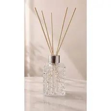 Aromatizador De Ambiente Difusor de Vidro Quadrado Com Varetas 200ml