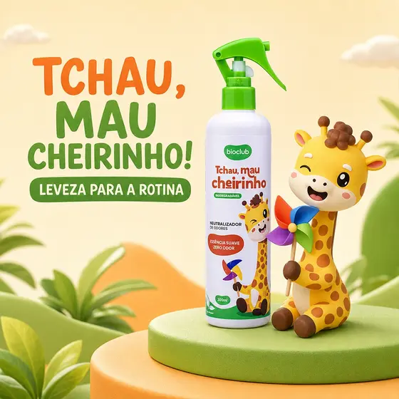 Neutralizador de Odores - Tchau Mau Cheirinho Bioclub® 300ml