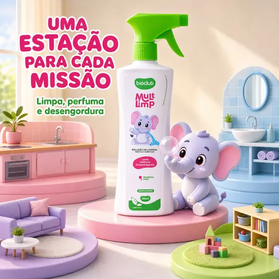 Limpeza Completa Multiuso - Multlimp Bioclub® 500ml