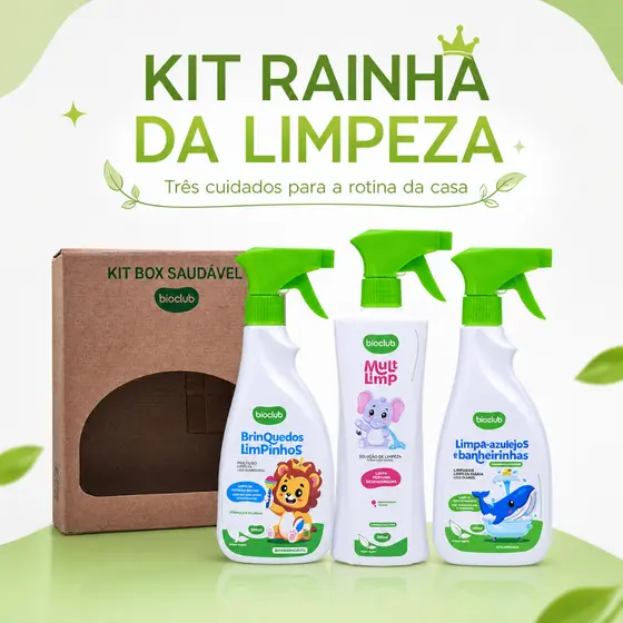 Kit Rainha da Limpeza Bioclub® - Limpadores Multiuso