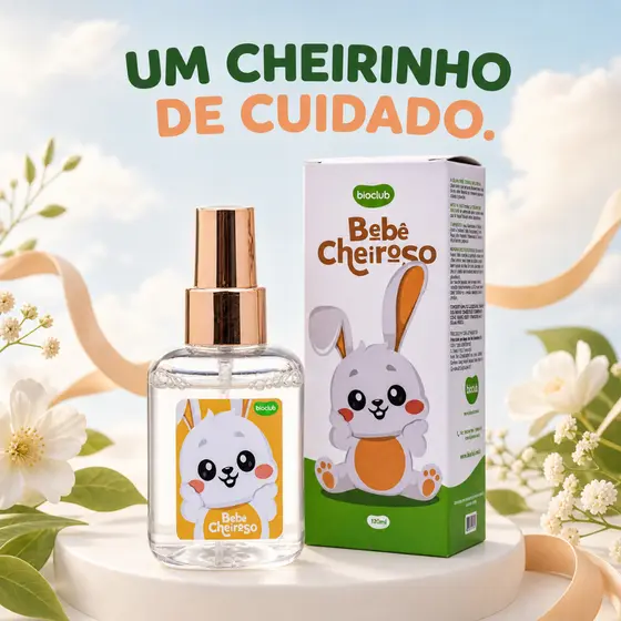 Colônia sem Álcool Infantil Baby- Bioclub® 120ml