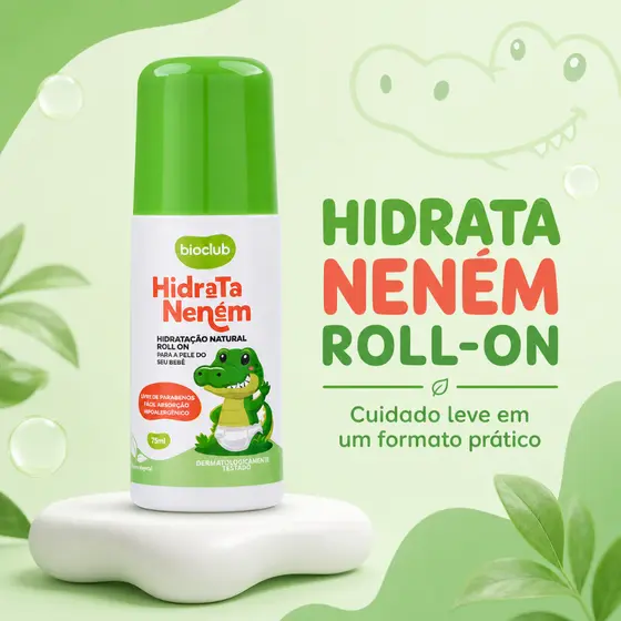 Hidratante Roll-on Baby - Hidrata Neném Bioclub® 75ml