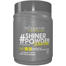 Pó Descolorante Profissional Shiner Powder White Plex 500g - Troia Hair