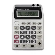Calculadora 8 Dígitos Números Grandes Função Raiz Quadrada Hoopson Matemática Escola Soma Multiplicação Prata PS-3523A
