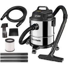 Aspirador De Pó Turbo Vac Gradiente Inox 12 Litros 1200w