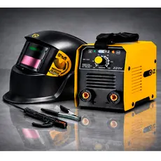 Maquina De Solda Inversora Eletrica Portátil Mma + Mascara