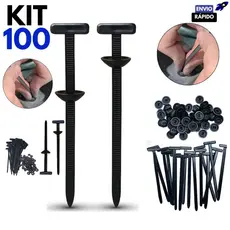 Kit Abraçadeira Nylon Enforca Gato Cinta Plástica Profissional Universal Trava Automático Carro