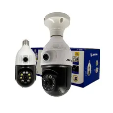 Câmera Lampada Jortan 9696 Wi-Fi 360º 2 Lentes Fiull-HD IP WI-FI