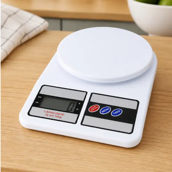 Balança Digital de Cozinha Precisão c/ Função Tara