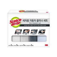 [3M] Conjunto De Limpador De Automóveis Scotch Brite Premium/Pano De Microfibra/Detalhe Automático/Cuidados Com O Automóvel/Manutenção/Toalhas De/[Envio Da Coréia]