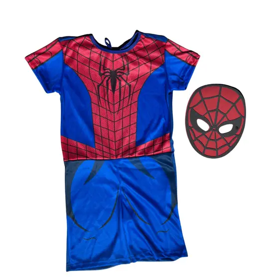 Roupa Fantasia Infantil Homem Aranha Traje Herói Aranha