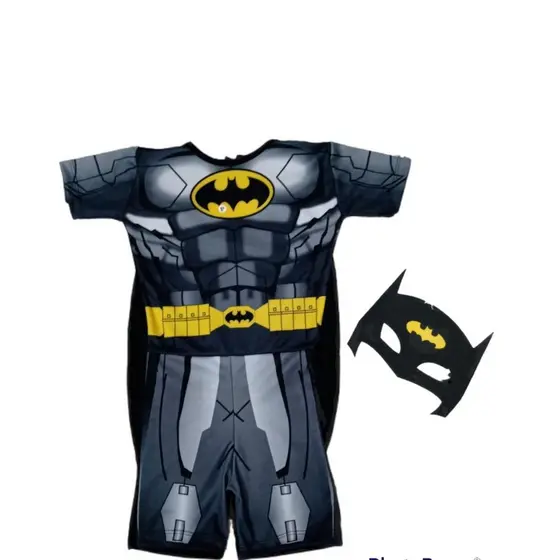 Roupa Infantil Fantasia Aniversário Batman