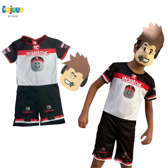 Roupa Infantil Fantasia Aniversário Roblox