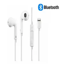 Fone de Ouvido entrada lightning P2 para Iphone e Android Microfone Bluetooth