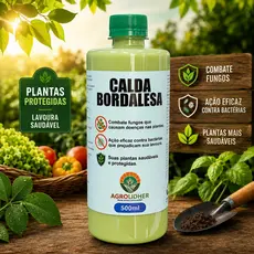 Calda Bordalesa Fungicida e Bactericida Fertilizante 500Ml