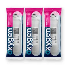 Kit 3 Refil Filtro Compatível Purificador Electrolux Acqua Pure PE12A PE12B PE11B PE11X