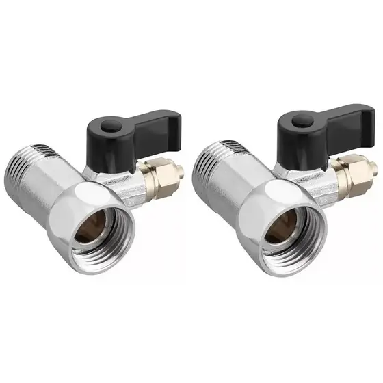 Kit 2 Adaptador/Conector Oxygen de Metal de 1/2" com saída de 1/4