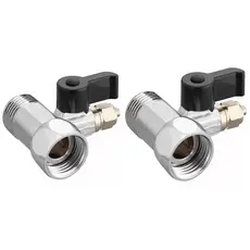 Kit 2 Adaptador/Conector Oxygen de Metal de 1/2" com saída de 1/4