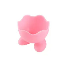 Porta Ovo Animado Silicone Rosa 1 Peça