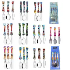 Kit Talheres Infantil Personagens 3pçs Simonaggio