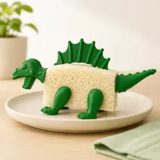 Kit 7 Garfinhos Infantil Dinossauro Monte Seu Dino Lancheira Escolar Frutas Petiscos