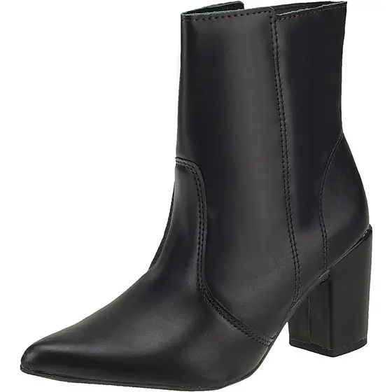 Bota Feminina Cano Médio Salto Grosso Conforto Oficial