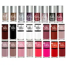 Kit 24 Esmaltes Bella Brazil Efeito Gel Seca Sem Cabine 9ml