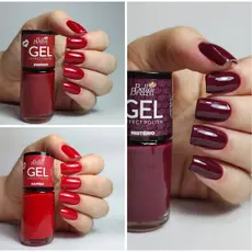 Kit 03 Esm Tons Vermelhos Efeito Gel (cores 839 804 844) Bella Brazil 9ml