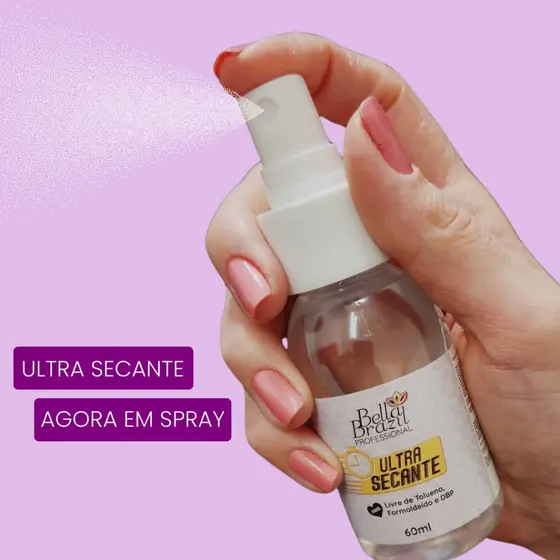 Spray Ultra Secante 60ml Bella Brazil