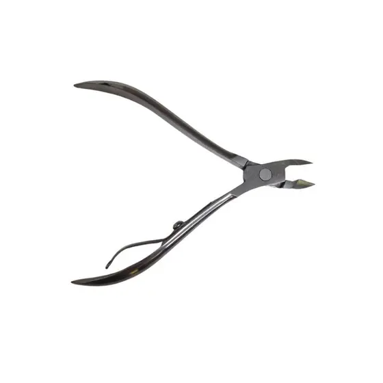 Alicate de Unha Cutícula Profissional Aço Inox Cabo Liso Bella Brazil Para Manicure e Pedicure