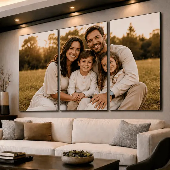 Quadros Decorativos Personalizado Com Sua Foto Trio Sala Quarto Escritório