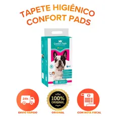 Tapete Higiênico Para Cães Cachorro Confort Pads 30 Unidades